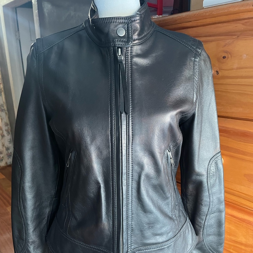 Genuine Black Leather Jacket